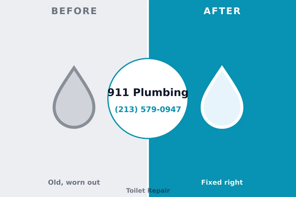 Before and after: plumbing repair Fort Lee, VA